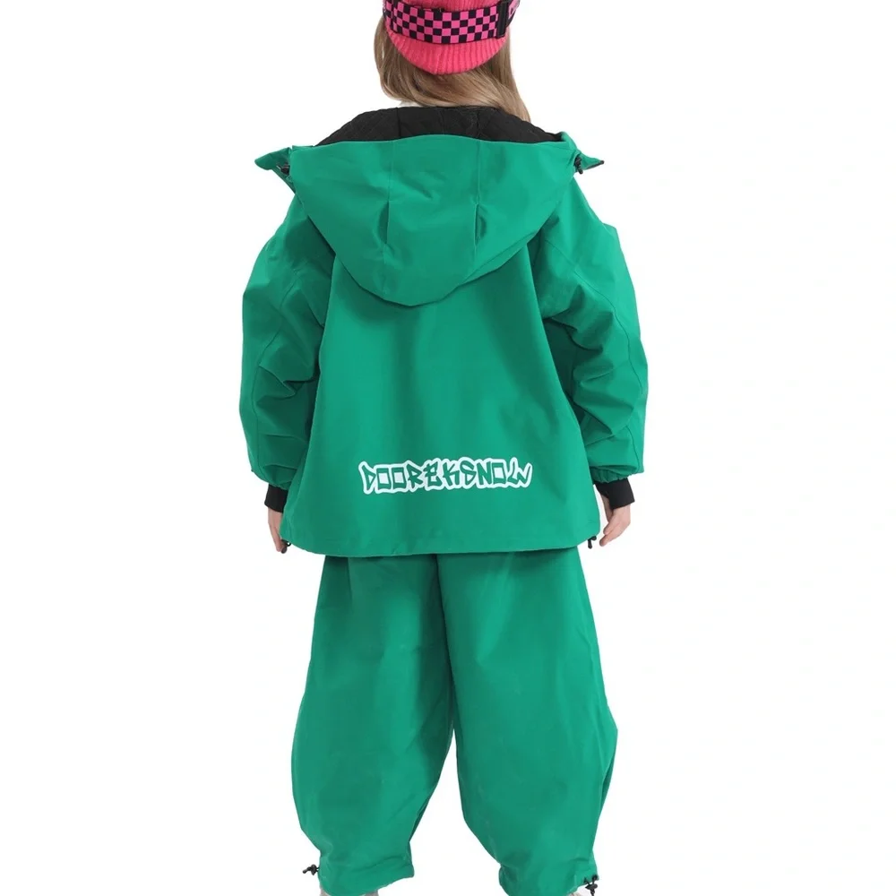 DOOREK Children's 3L Ski Suit For Boys And Girls, Insulated Waterproof Snow Suit